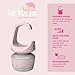 La Luna Smart Interactive Baby Soother, Shushing Sound Plus Custom Recording/Auto Activation with Cry Sensor, Auto Volume Increaser, 360 Degree Surround Sound/Auto Sooth and Relax Back to Sleep, Pink