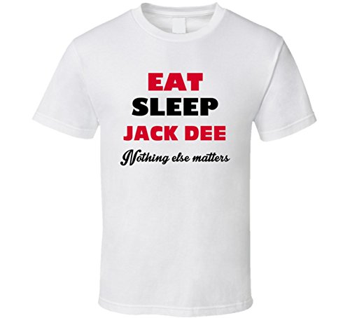 Eat Sleep Jack Dee Nothing Else Matters Stand Up Comedian T Shirt M White