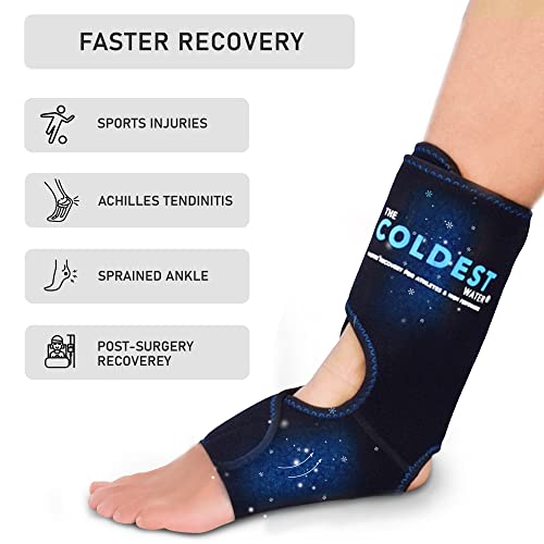 Coldest Foot Ankle Achilles Tendonitis Icing Pain Relief Ice Wrap with