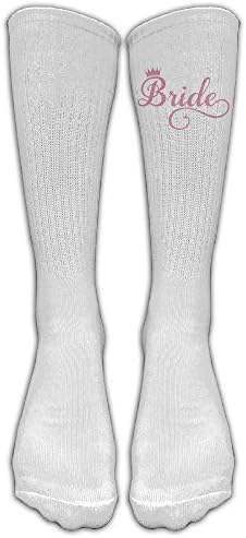 ZHONGJIAN Unisex Knee High Long Socks Bride With Heart School Uniform High Long Stockings