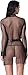 QinMi Lover Women Kimono Sleepwear Short Robe Intimate Night Dressing Robe w/Satin Ribbon Belt