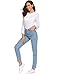 Boyfriend Jeans for Women 1980s High Waist Loose Fit Classic Straight Pants