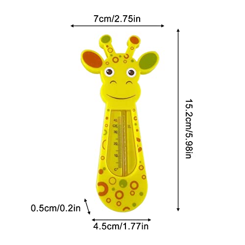 Bath Thermometer Cartoon Giraffe Baby Bath Temperature Thermometer, Baby Bathing Water