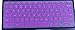 CaseBuy Ultra Thin Silicone Keyboard Protector Skin Cover for Acer Chromebook 14 CB3-431 CP5-471 14-inch Chromebook US Version(Purple)