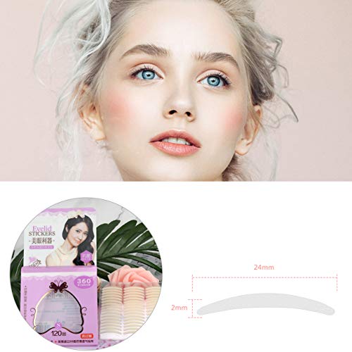Enlarge Eyes, 3D Eye Lids Lift Strip for Saggy Droopy Hooded Eyelids, Natural Invisible Slim One-sided Double Eyelid Tape, Imported Self-adhesive Medical Fibre, Instantly Eyelids Lift Without Surgery