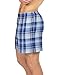 Texere Men's Plaid Boxer Short Underwear (Blue/Gray, XX-Large) Comfortable Under Wear for Him MB6105-1UG-XXL