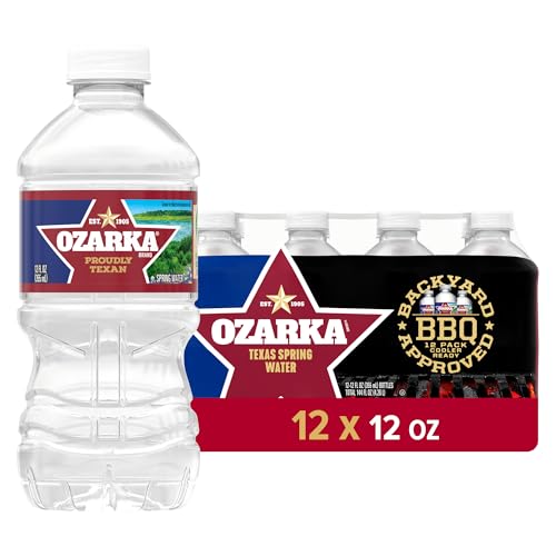 Ozarka Texas Spring Water Bottles - 12 Pack, 12 Fl Oz