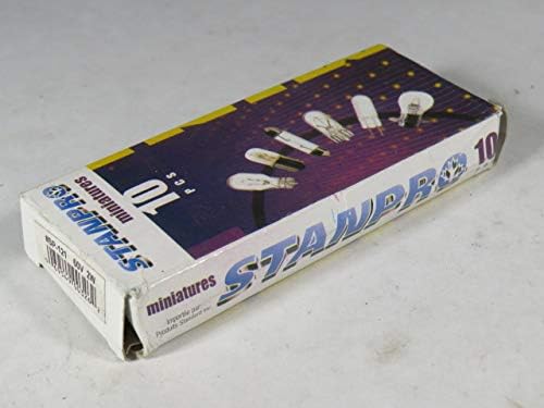 Stanpro SP-121 Miniature Incandescent Bulb BA9S Base 60V 2W 10-Pack