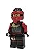 LEGO Ninjago Sky Pirates Kai Kids Minifigure Light up Alarm Clock | red/Black | Plastic | 9.5 inches Tall | LCD Display | boy Girl | Official