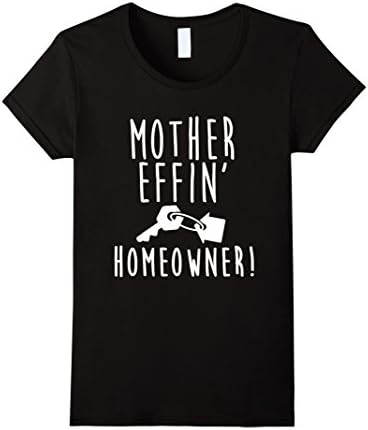 Womens Housewarming Gifts - New Homeowner Gifts - Realtor Shirt Medium Black
