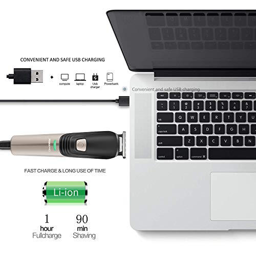 Beard Trimmer for Men Hair Clippers 6 in 1 Hair Trimmer Pro Haircut Kit Cordless USB Rechargeable Waterproof Fast Charge