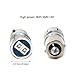 PHINLION BA9S Blue LED Light Bulbs, Super Bright 2835 5-SMD Miniature BA9 1816 1889 1895 64111 H5W H10W LED Replacement for Car Interior Map Dome Reading Instrument Panel Lights, Pack of 2