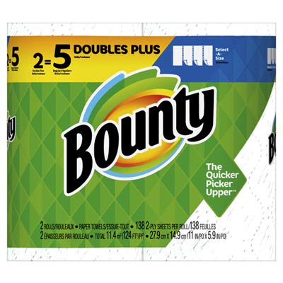 Bounty 76213 Paper Towels, Select-a-Size, 138 2-Ply Sheets, 2-Pk. - Quantity 6