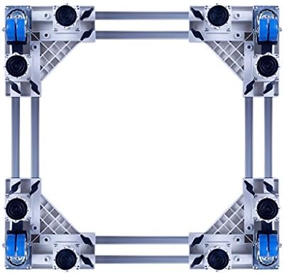 HYDTSH Washing machine base Multi - Function Washing Machine Base Stainless Steel Four - Wheel Eight - Foot Support Chassis Refrigerator Stand Washing machine accessories