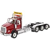 International HX620 Day Cab Tridem Tractor Red 1/50 Diecast Model by Diecast Masters 71008