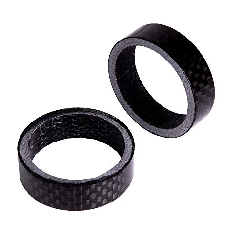image for ToGames 5PCS/Set Durable Ultra-Light Carbon Fiber Bicycle Washer Mount