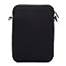 Black & Grey Messenger Slim Sleeve Bag Case (w/Strap) NuVur for HP Pavilion x2 Detachable 2 in 1 10.1