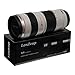 Thermo LenZcup with Stainless Steel Insulated Tumbler (Modeling 1:1 Canon EF 70-200mm f/4L USM Lens, White), 16oz