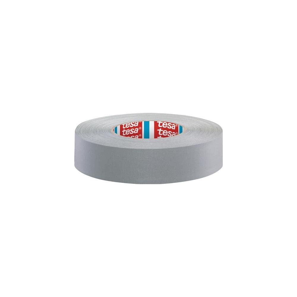 Tesa 04651-00537-00 "Premium" Cloth Tape, Grey, 50 m x 38 mm