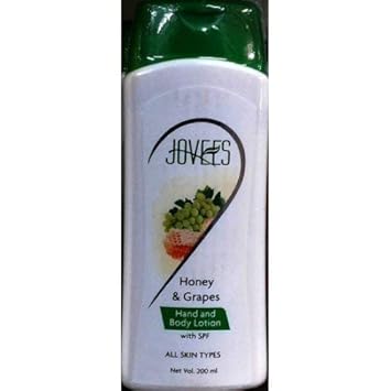 Jovees Honey & Grape Hand and Body Lotion, 200ml (Pack of 2)