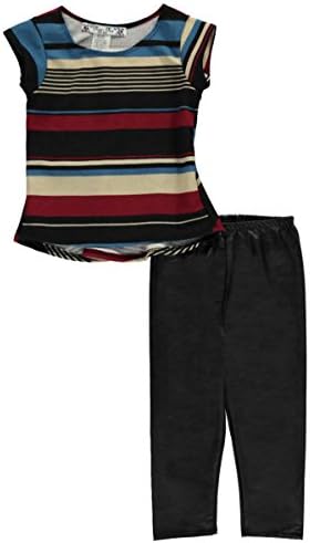 Mini Me Baby Girls' "Norwalk" 2-Piece Outfit - blue/multi, 12 months