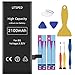 LITSPED 2100mAh for IP 6 Battery Replacement More 15% Capacity(A1549, A1586 and A1589) New 0 Cycle Battery with Complete Repair Tool Kits