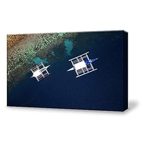 for Living Room Bedroom Home Artwork Paintings Aerial Photo