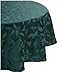 Lenox Holly Damask Tablecloth, 60 by 84-Inch Oval, Green