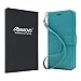 AMOVO Case for iPhone 6 Plus [2 in 1], Vegan Leather 2 in 1 Folio Detachable Wallet Case with Box for iPhone 6 Plus/iPhone 6s Plus case (iPhone 6 Plus/6s Plus(5.5'') Aqua)