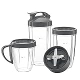 Preferred Parts ULTIMATE Cup & Blade Replacement Set for NutriBullet High-Speed Blender/Mixer System | 7-Piece Replacement Set for NutriBullet Cups