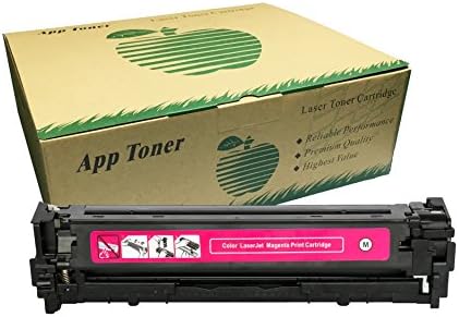 AppToner 1-Pack New Compatible (HP128A) CE323A Toner Cartridge for HP Color LaserJet CP1521n CP1523n CP1525n Magenta