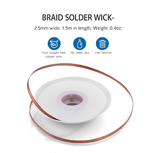 2 OMorc+Desoldering+Solder+Sucker+Length