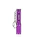 GLAREE E03 Keychain Flashlight, CREE LED 150 Lumens Mini Torch AAA Battery EDC Pocket Penlight Portable Emergency Light, Purple