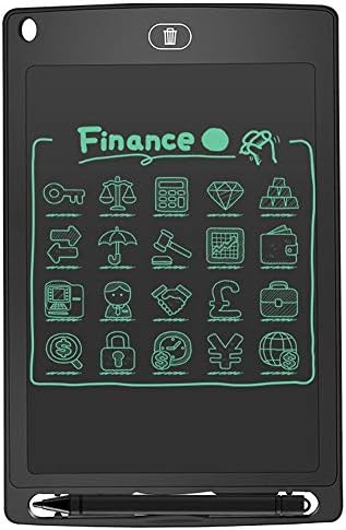 Jaiconfiance 8.5-inch LCD Writing Tablet Electronic Writing Board Portable Digital Handwriting Pad for Kids in Cars Kids Room School (Color : Black)