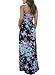 HOTAPEI Womens Button Down Collar Roll up Sleeve Casual Long Maxi Dresses Split Shirt Dress