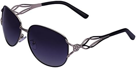 YUFENRA Women's Aviator Polarized Sunglasses Copper-Nickel Frame