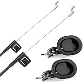 2 Pcs Recliner Handle Replacement - Overall Length 39.5", "Exposed Cable 4.75" Universal Couch/Sofa/Chair Recliner Release Pu