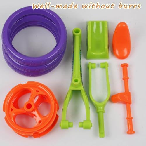 12 Pack Mini Assembly Balance Bike Toys, Bulk Party Favors and Birthday Return Gifts, Classroom Rewards, School Prizes, Mini Fidget Toys and Game Prizes for Children’s Goodie Bags