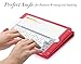FYY Leather Case with Apple Pencil Holder for iPad Air 1/2, iPad 9.7 2017/2018 - Folio Stand Protective Case Smart Cover with Hand Strap Card Slots for Apple iPad Air 1/2 /iPad 9.7 2017/2018 Red