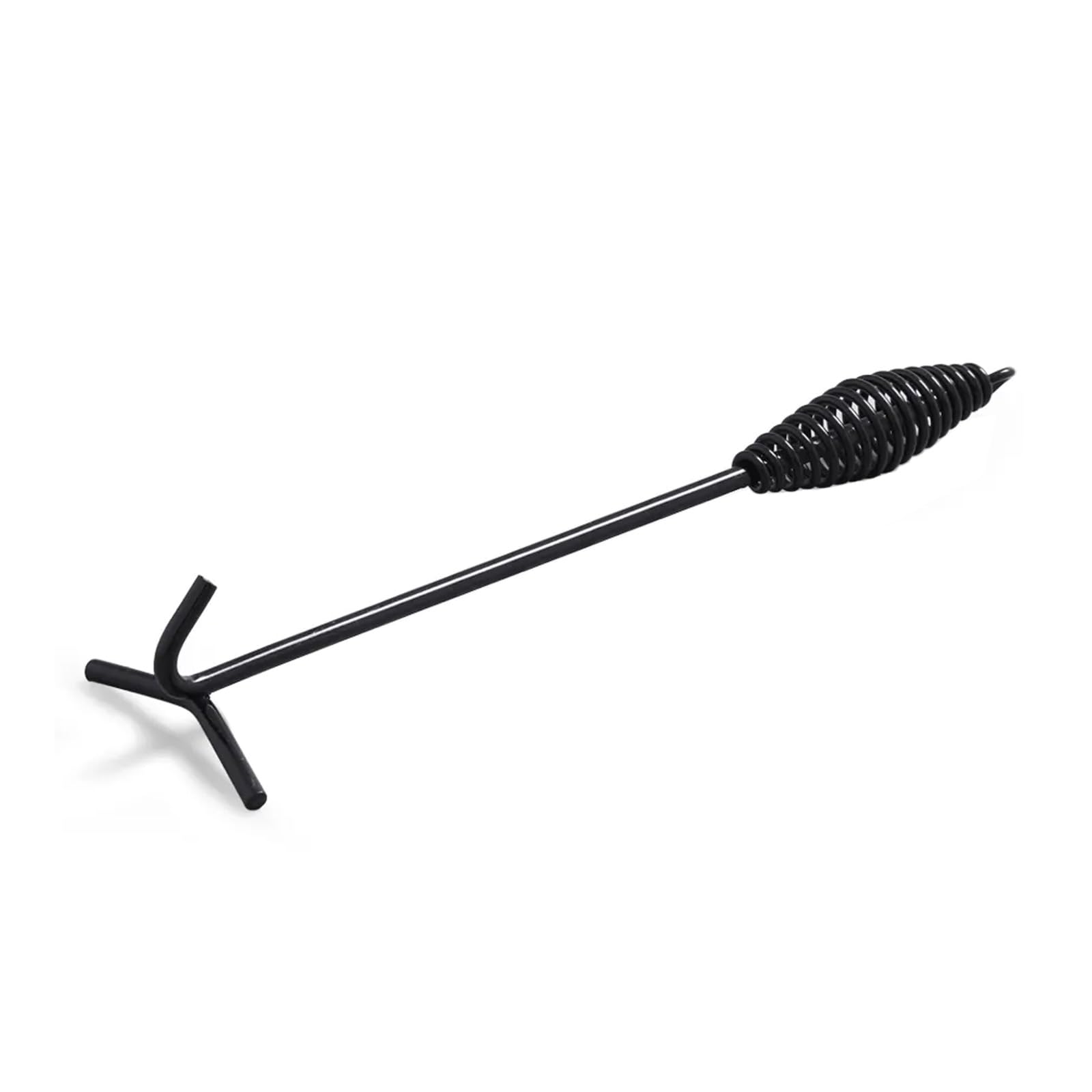 Photo 1 of 16.7" Cast Iron Black Finish Dutch Oven Lid Lifter with Spiral Bail Handle for Lifting and Carrying Dutch Oven Lid(V Shape)