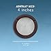 Juvale Wooden Cigarette Ashtray - Round Wood Ashtrays with 3 Slots for Indoor Outdoor Use - Tabletop Cigarette Ash Holder Ideal for Office Bar Decoration - Reddish Brown Finish, 4 Inches in Diameter