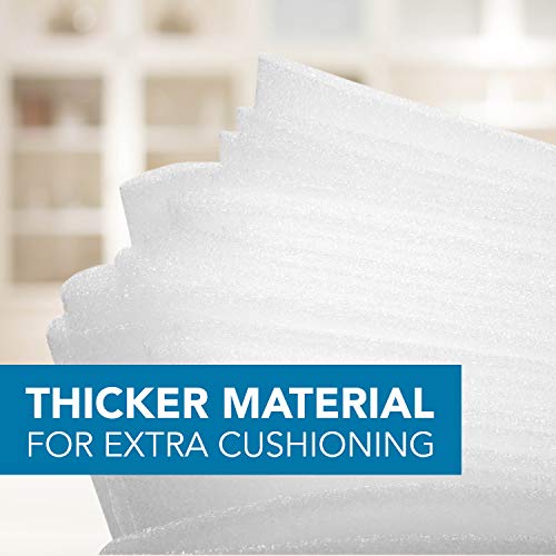 Premium Foam Packing Sheets (50 Count,7 x11 7/8 inches) Cushion Foam Wrap Sheets, Moving Supplies for Dishes, Glasses and Furniture, Packing Cushioning Supplies, Soft and Durable Ultimate Protection