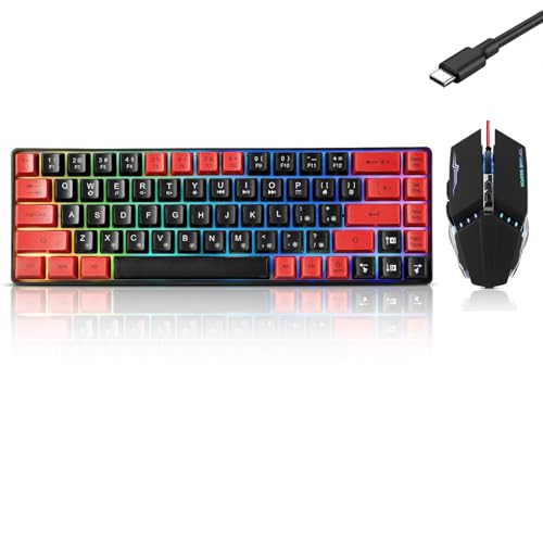 Guiheng Wired Gaming Keyboard and Mouse Combo