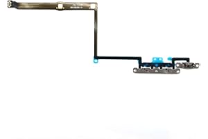 MEEFIX Volume Control Button Flex Cable for iPhone 11 Pro Max - Mute Silent Switch and Sound Keyboard Ribbon Replacement Part Pre-Installed Metal Bracket