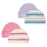 Hudson Baby Organic 2 Pack Infant Caps