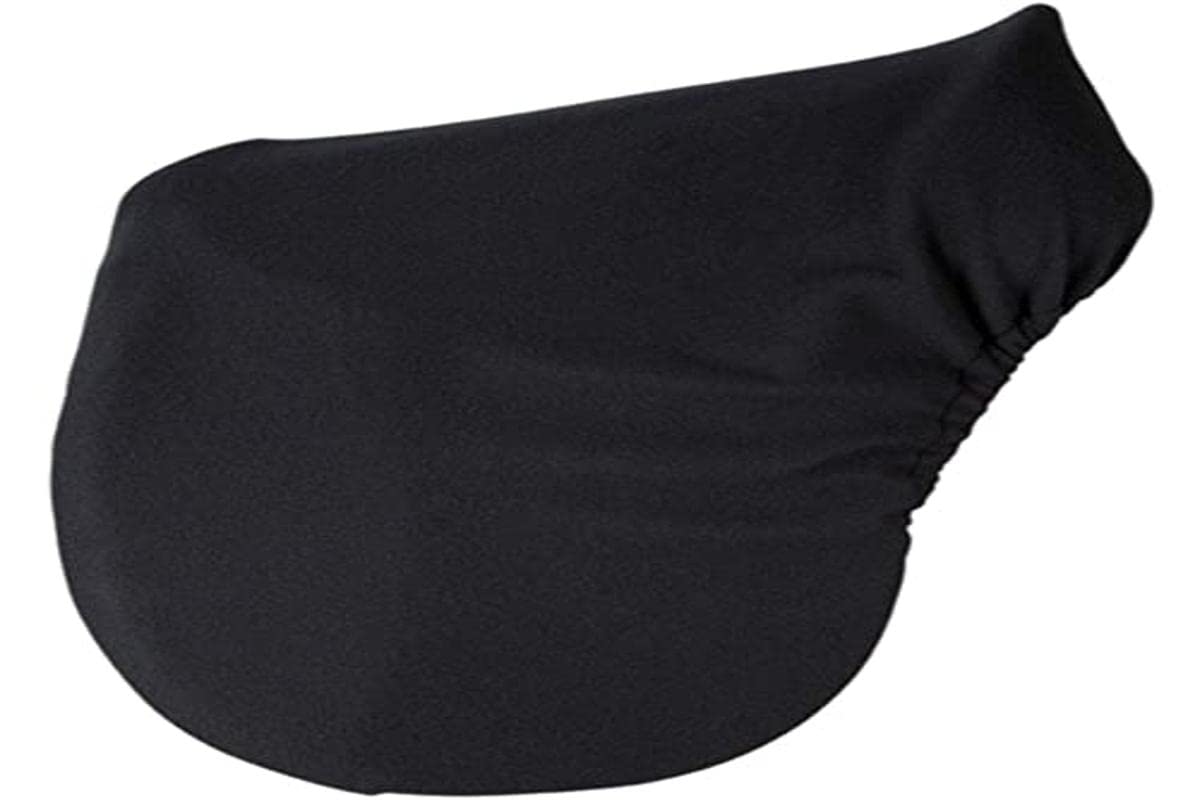 PFIFF 101521 Fleece Saddle Protector, Saddle Cover, Black