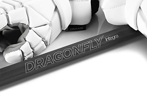 Epoch Lacrosse Shaft - Dragonfly Integra, 30" Soft-Flex iQ9, Concave, Made in USA, Removable End Cap, 1-Year Warranty, Grey - Thumbnail 2