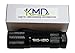 KMD Aero Red Light LED Black Aluminum Aviator Flashlight Preserves Night Vision for Aviation, Astronomy, Camping, Hunting, Turtle Watching, and more