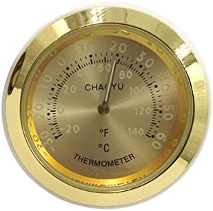 wonofa Car Thermometer Luminous Material Car Air Conditioning Outlet Perfume Ornaments (Golden)
