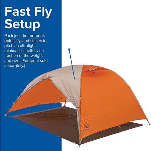 Big Agnes Copper Spur HV UL3 Backpacking Tent, Gray/Orange, 3 Person - Thumbnail 4
